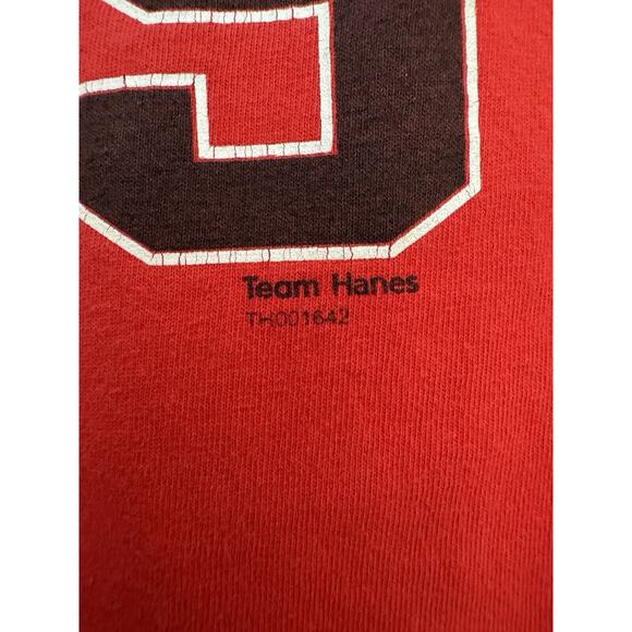 Chicago Bulls T-Shirt Team Hanes Size Large Short Sleeve NBA Vintage - Picture 3 of 9